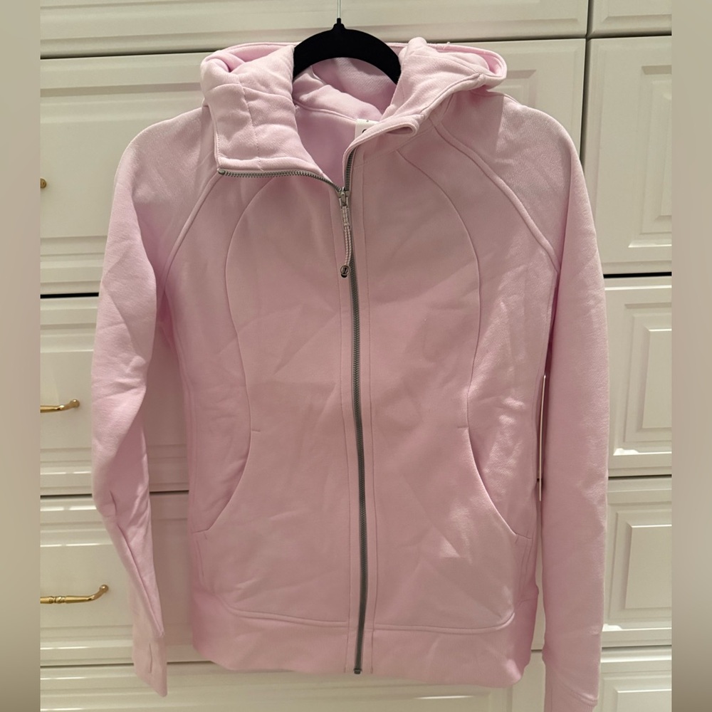 NWT $138 LULULEMON Pink Organza Scuba Full Zip Hoodie Jacket 8, 10, 12 - Picture 6 of 16